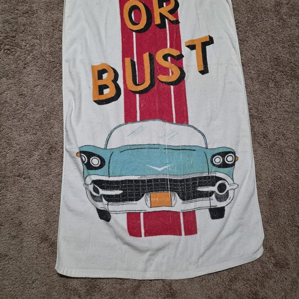 Rare Vintage 1970s Beach Towel 